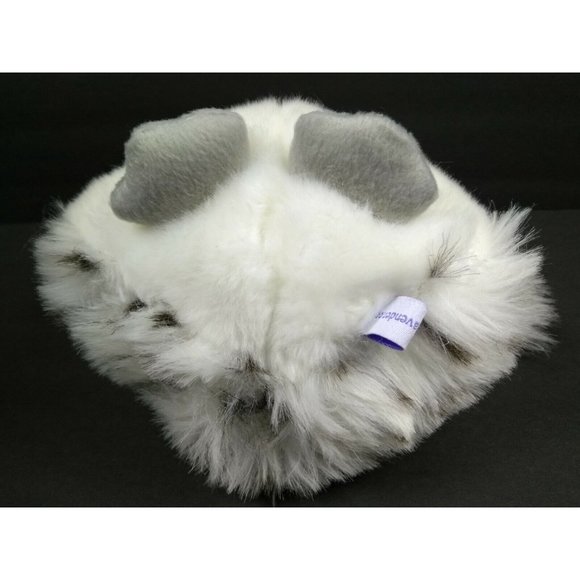 Authentic Island Lavender.com 8" Spotted White Snowy Owl Stuffed Animal Plushie - Picture 4 of 10